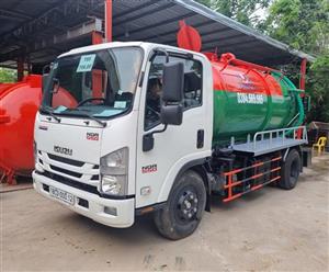 Xe hút và thông tắc cống ISUZU - 05 khối